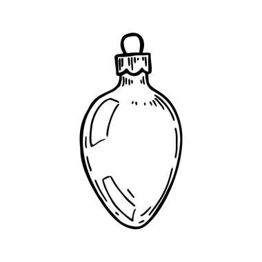 El yapımı Noel oyuncağı. Robot resim biçiminde vektör illüstrasyonu