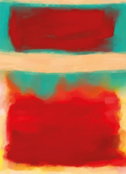 Astratto Rothko Pittura Olio Design — Foto Stock