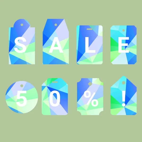 Sale Tag Promotion und Shopping-Konzept — Stockvektor