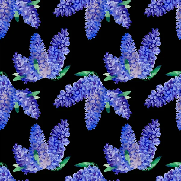 Složení s modrou Delphinium květiny sedmikrásky close-up. Květinové pozadí.Jarní čas. — Stock fotografie