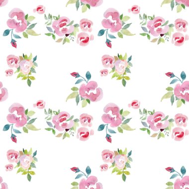 Çiçeklerin üzerinde narin güller açan yaz çiçekleri şenlikli arka plan, pastel ve yumuşak buket çiçekli kart