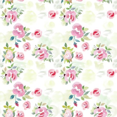 Çiçeklerin üzerinde narin güller açan yaz çiçekleri şenlikli arka plan, pastel ve yumuşak buket çiçekli kart