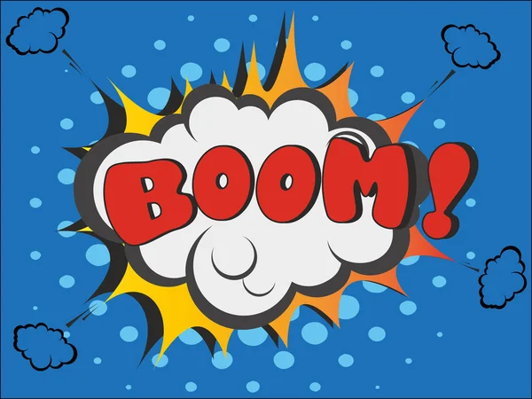 コミックワード 漫画のスピーチバブルとともにZap Pow Wtf Boom Text 漫画ポップアートバルーンベクトルイラストセット — ストックベクタ