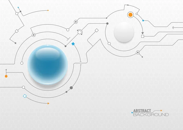 Vector afbeelding achtergrond van abstracte communicatie — Stockvector