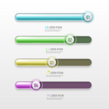 Vektör grafik şablonu olarak modern tarzı