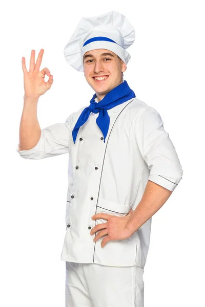 Smiling cook chef — Stock Photo, Image