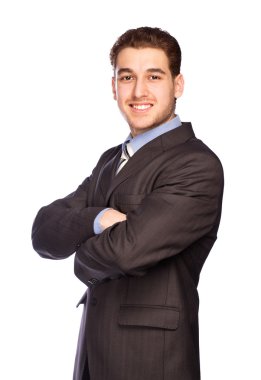 Kendine güvenen işadamı portresi