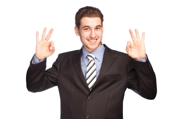 Successful man in suit — Stock Photo, Image