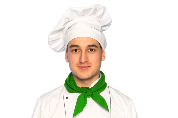 Cozinheiro chef sorridente — Fotografia de Stock