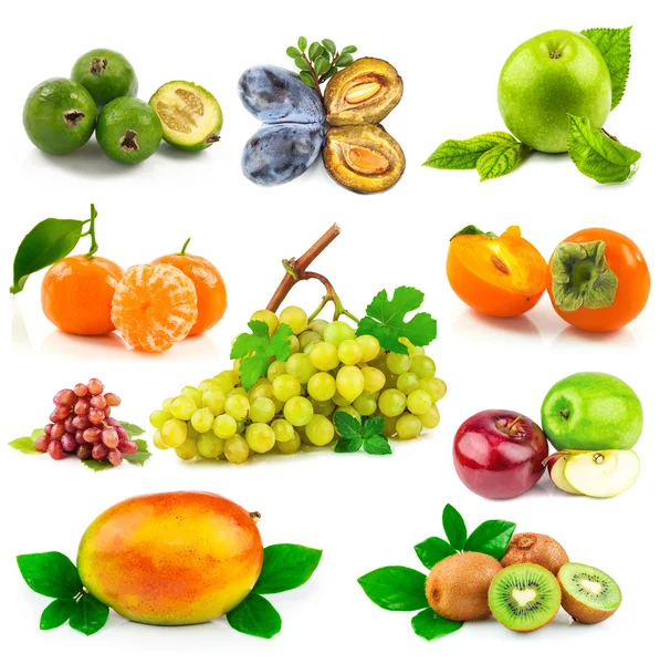 Conjunto de fruta fresca — Foto de Stock