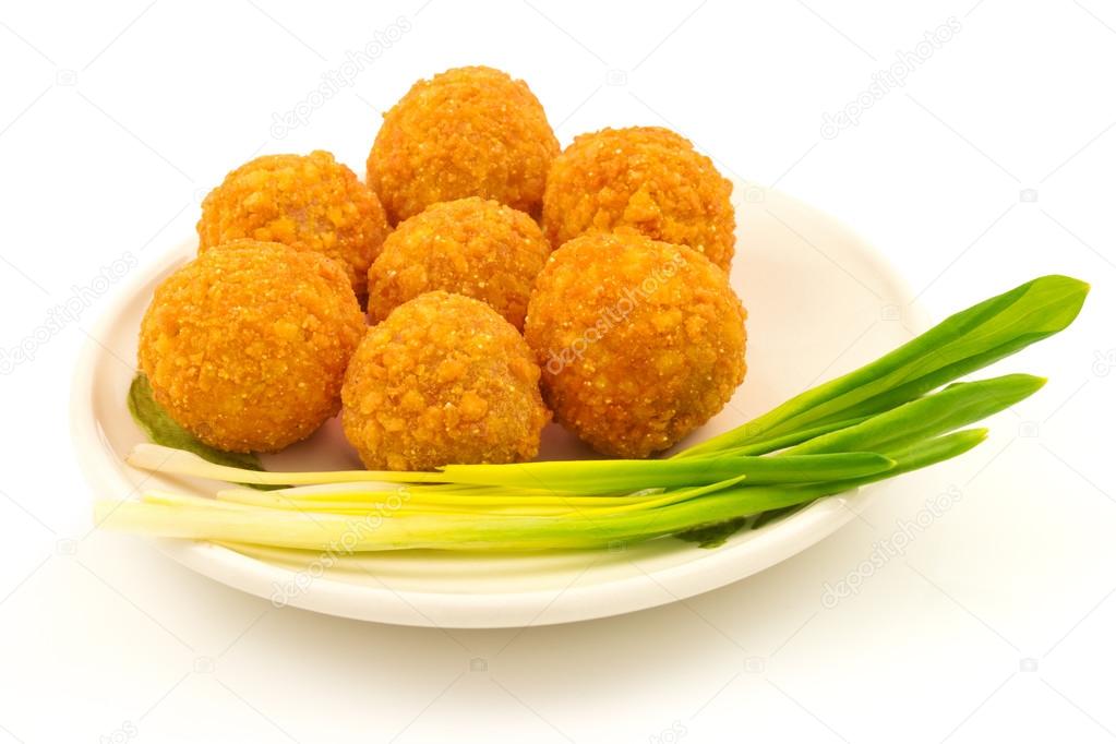 Crispy cheese balls