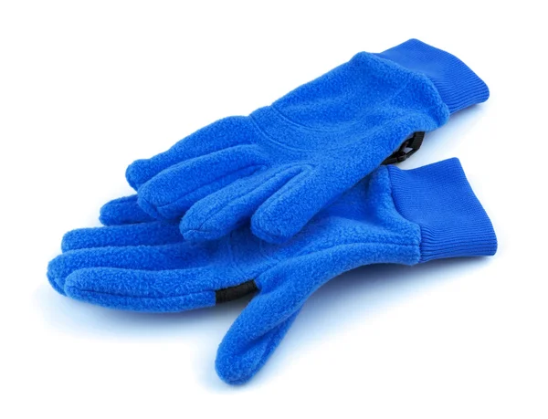 Blue sport gloves — Stock Photo, Image