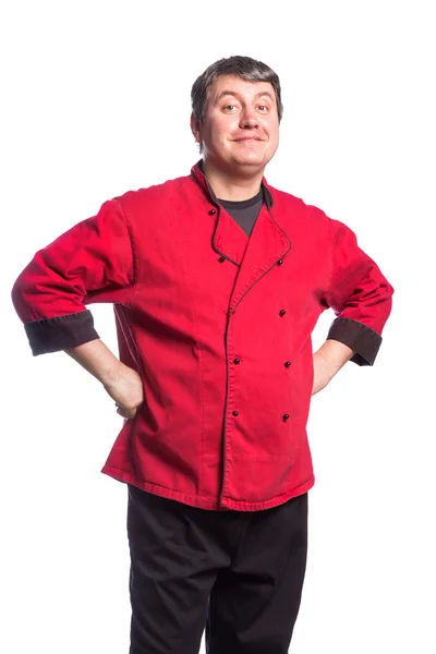 Standing male chef — Stock Photo, Image