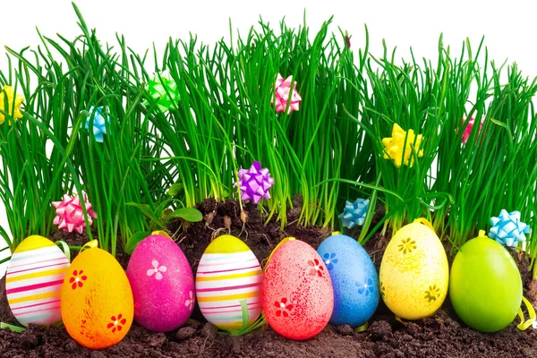 Colorful easter eggs — Stock Photo, Image