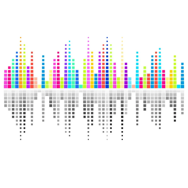デジタルイコライザー デザイン要素 — ストックベクタ