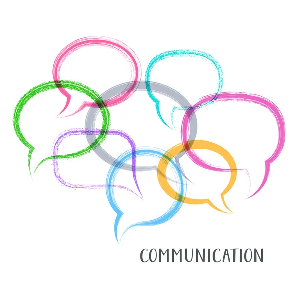 Kommunikationskonzept — Stockvektor