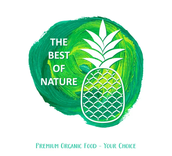 The best of nature design concept — Stock Vector