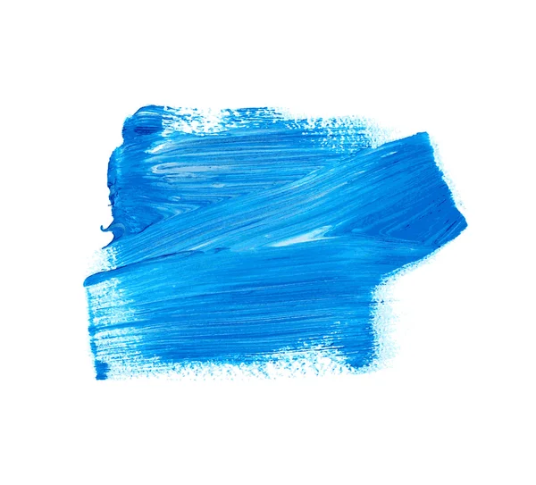 Blå vektor akvarell färg fläck — Stock vektor