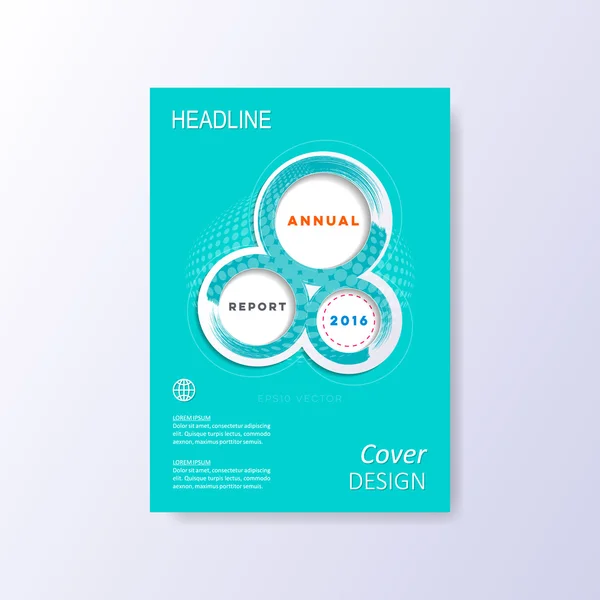 Vektor Broschüre Vorlage Layout Cover Design — Stockvektor