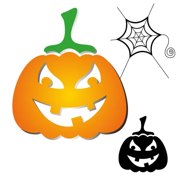 Calabaza halogenada — Vector de stock