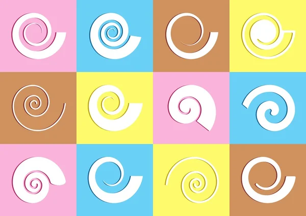 Espirales — Archivo Imágenes Vectoriales