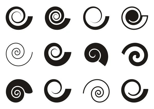 Spirales — Image vectorielle