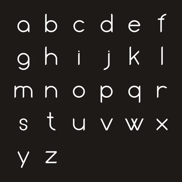 Buchstaben des Alphabets — Stockvektor