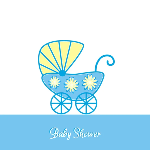 Invitación de ducha bebé — Archivo Imágenes Vectoriales