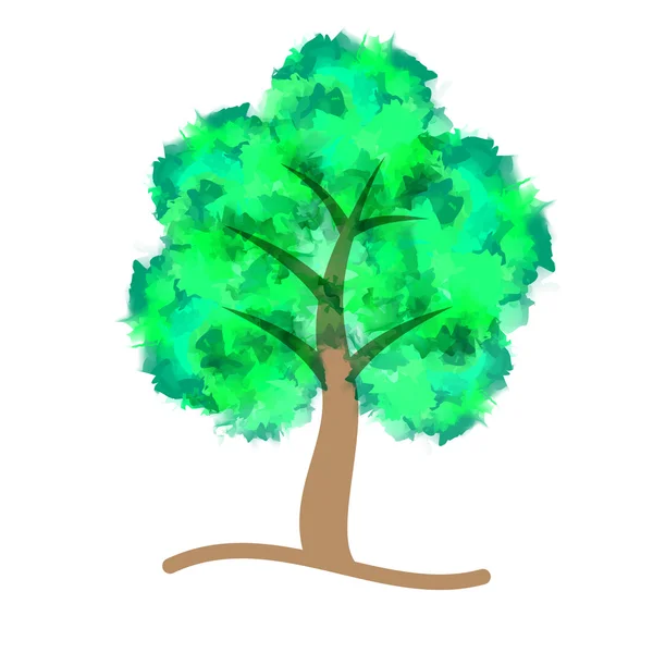 Icono del árbol — Vector de stock