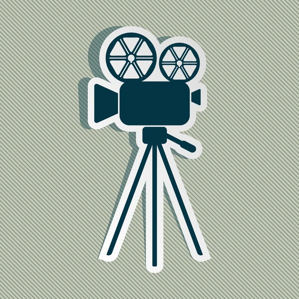 Movie camera icon — Stock Vector