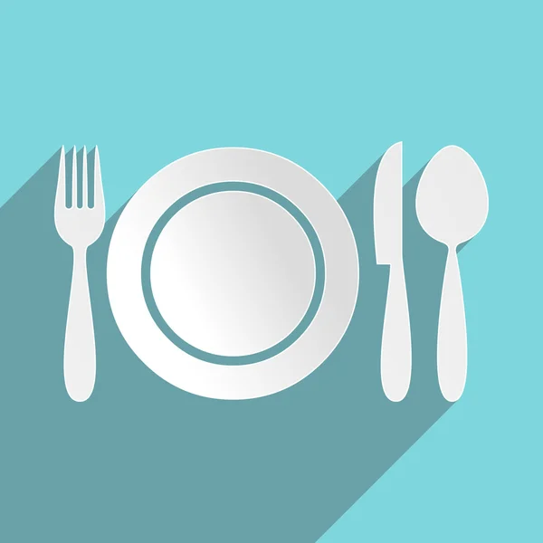 Icono del menú del restaurante — Archivo Imágenes Vectoriales