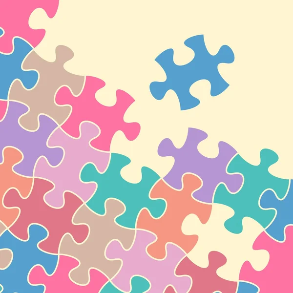 Puzzle fondo — Vector de stock