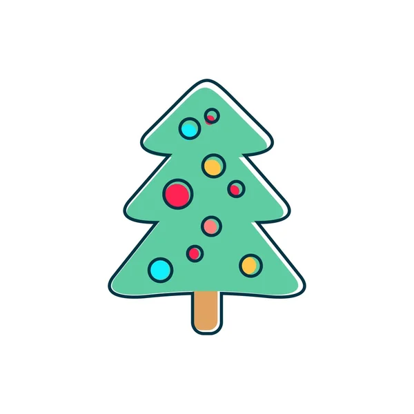 Árbol de Navidad — Vector de stock