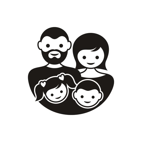 Familie symbool — Stockvector