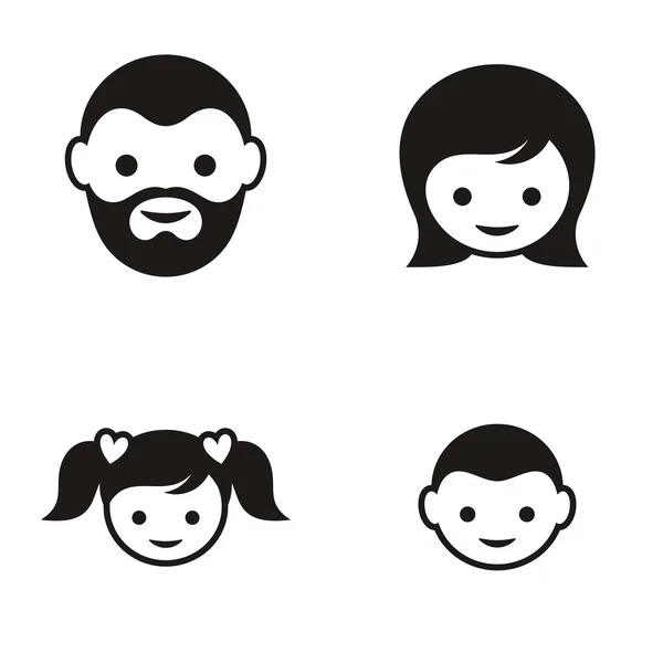 Familie symbool — Stockvector