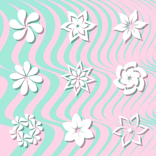 Vector Bloemen — Stockvector