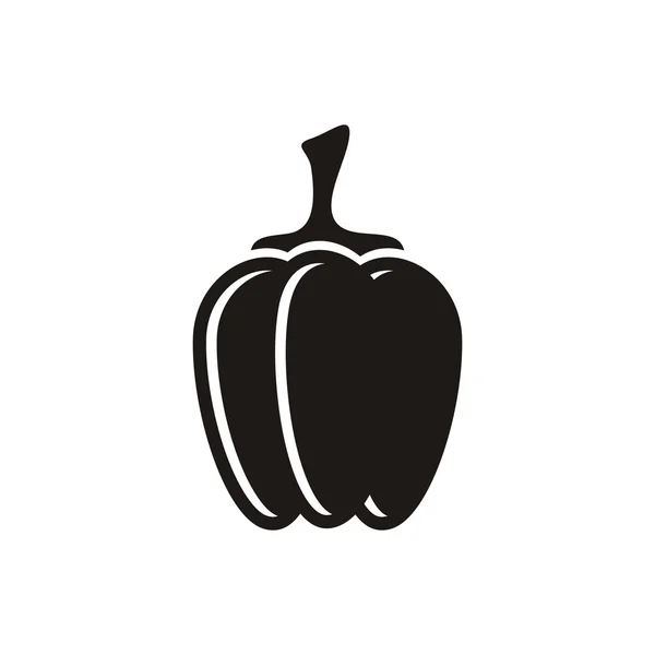 Icono de pimienta dulce — Archivo Imágenes Vectoriales