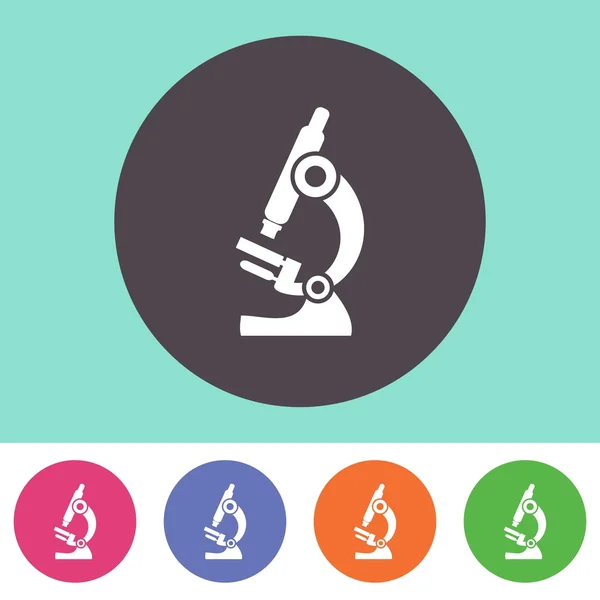 Microscoop pictogram — Stockvector