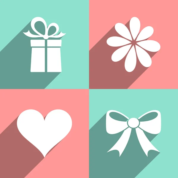 Icônes Valentine — Image vectorielle