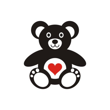 oyuncak ayı simgesi kalp