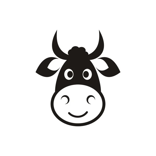 Cow head icon — Stock Vector