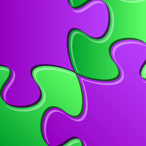 Puzzle piezas detalle — Vector de stock