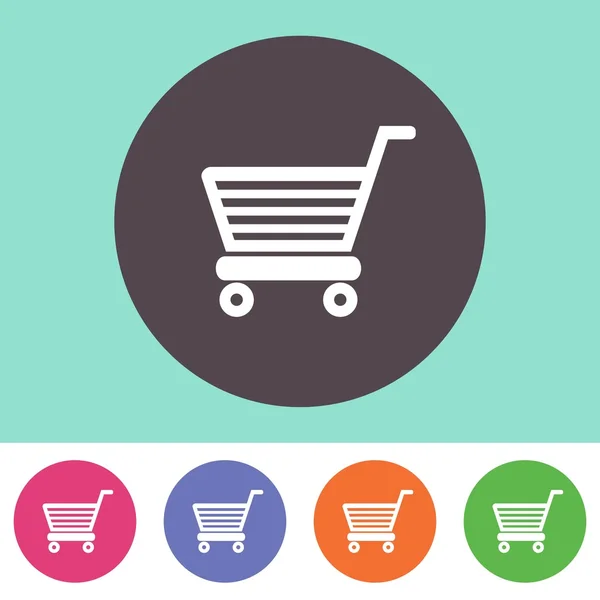 Icono del carrito de compras — Vector de stock