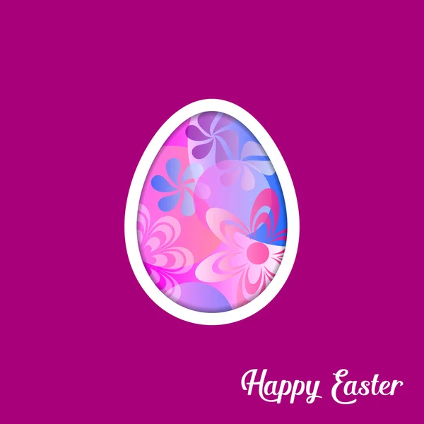 Tarjeta de felicitación de Pascua — Vector de stock