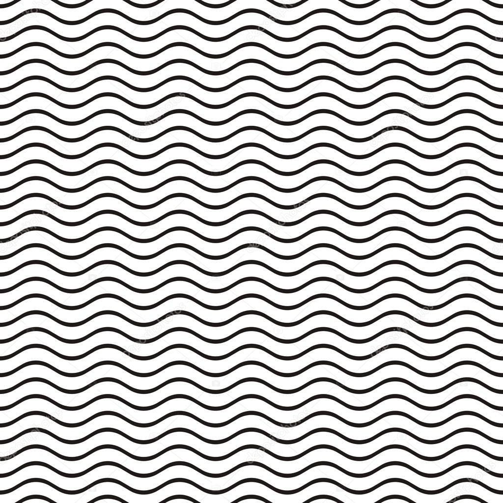 Seamless wavy line pattern