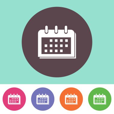 Vektör takvim simgesi