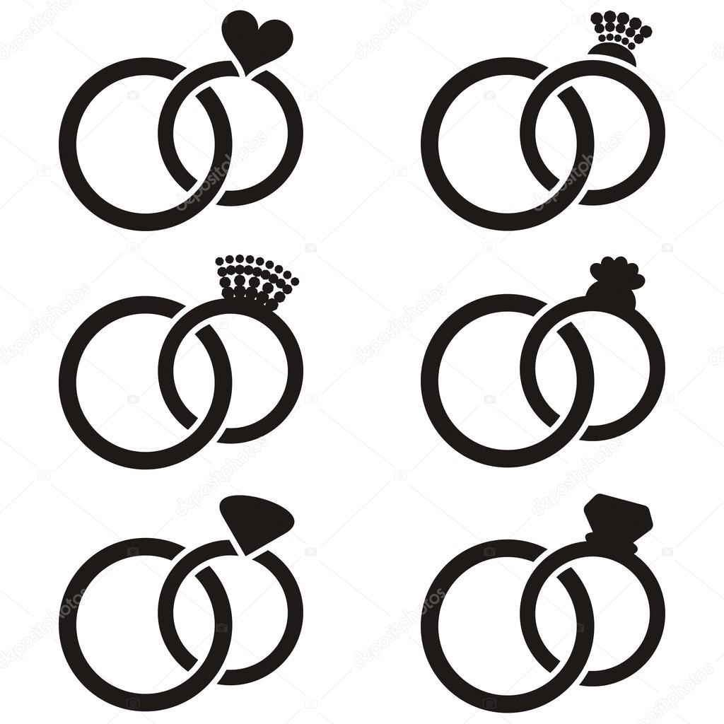 Wedding ring icons Stock Vector by blumer 1979 65814385
