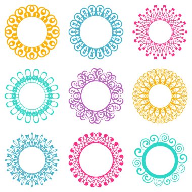 Peçete dantel tasarım öğeleri