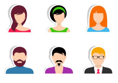 Kadın ve erkek etiketleri 