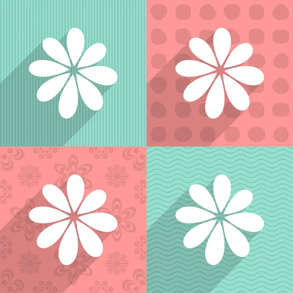 Icono de flor — Vector de stock